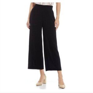 1. State Women's Trendy Plus Size Wide-Leg Ankle Pants 3X Black